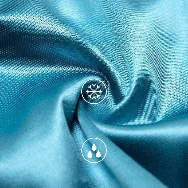 Boxers plats respirants, sous-vêtements en soie glacée pour hommes, grande taille, bas de sommeil soyeux, culotte taille moyenne, slip doux pour hommes