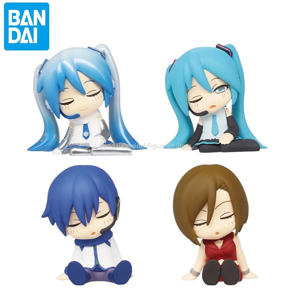 

Anime Hatsune Miku Gashapon Toys Shoulder to Shoulder Series 2 Cartoon Figures KAITO MEIKO Model Decoration Creative Gifts