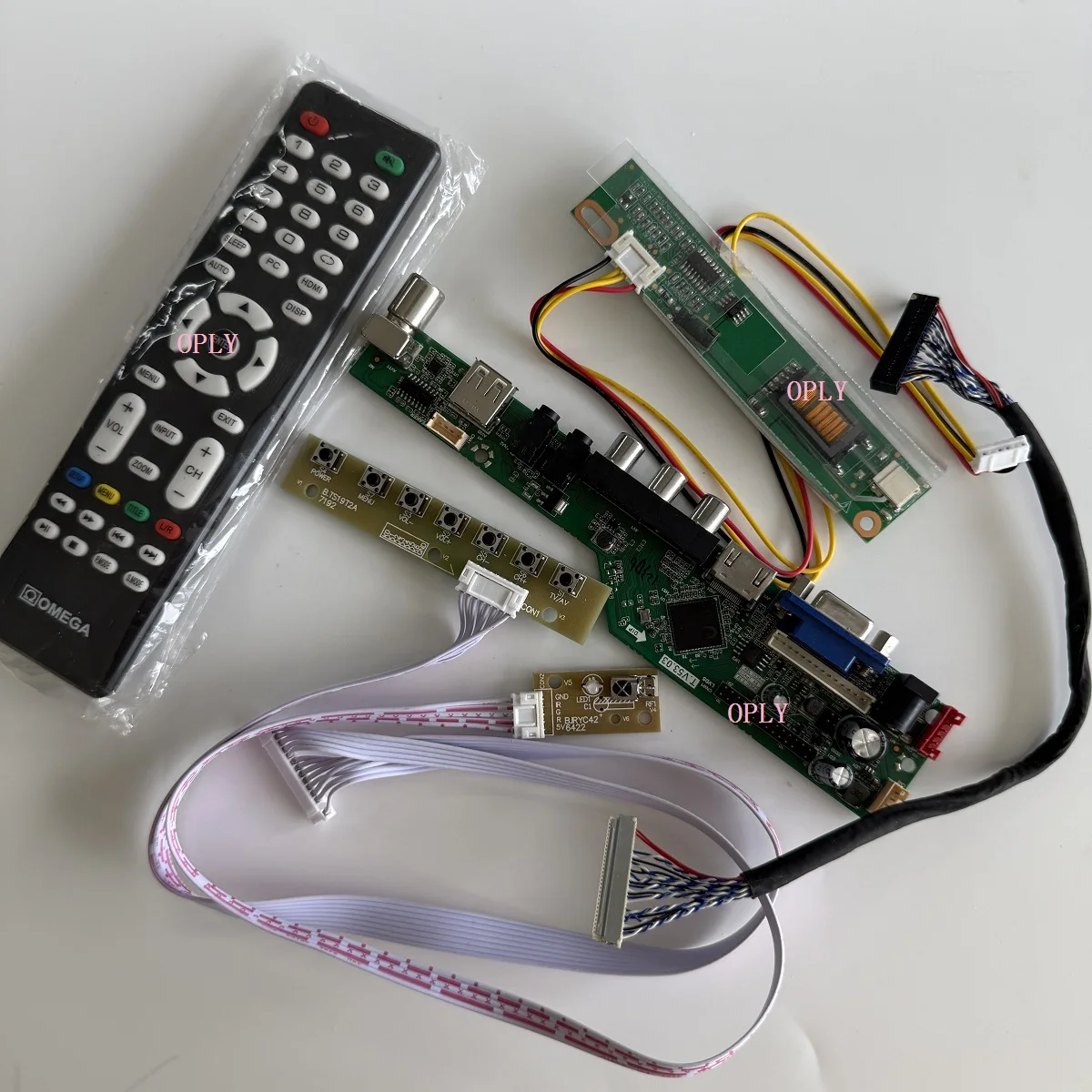 HDMI-compatible LCD LED TV VGA USB AUDIO AV Controller board for 15.4