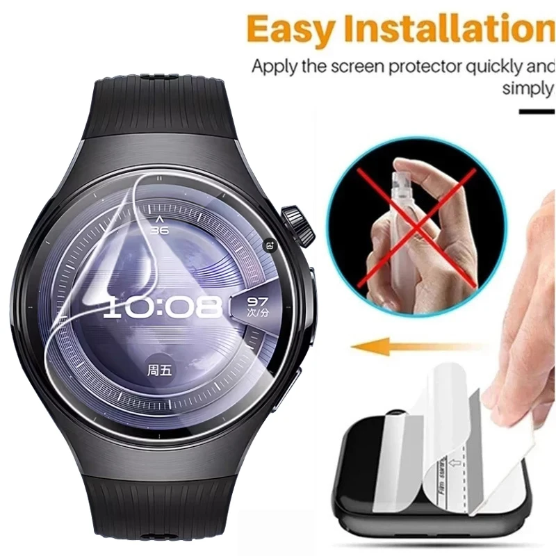 Hydrogel Film For Huawei Watch 5 42mm 46mm Screen Protector Soft TPU Films Watch Accessories For Huawei Watch 5 Protective Cover