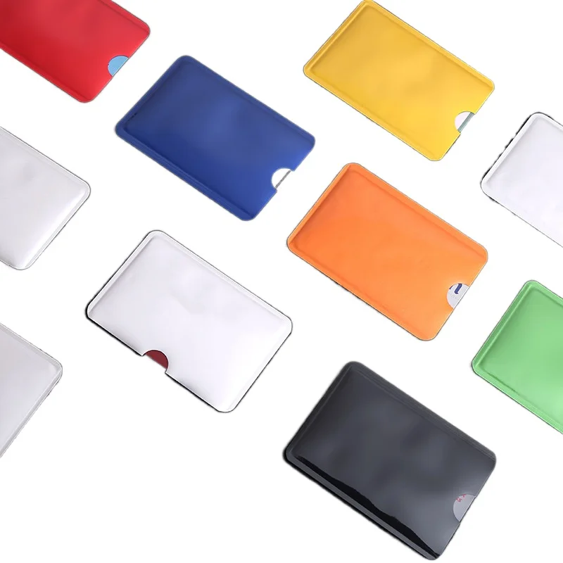 20pcs Random Color Anti-Scan Card Protector Cover Case Sleeve Anti Theft for RFID ID Credit Card Cover Case