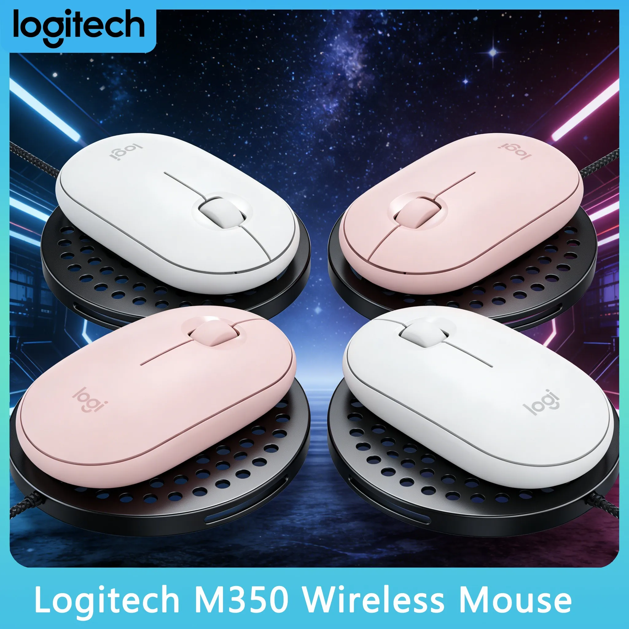 

Беспроводная мышь M350 для ноутбука, портативная, бесшумная, для библиотеки