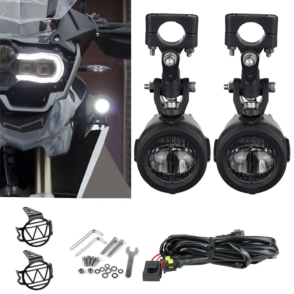 Upgrade Brighter Lamp For BMW R1200GS F800GS F700GS F650 K1600 Motorcycle Fog Light Auxiliary Lights 40W 6000K