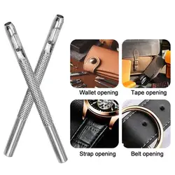 Round Leather Shape Hole Punch Kit Belt Hollow Punch Set Metal Cutter Tool 2.5/3.0/3.5/4.0mm For Watch Band Craft Clothing