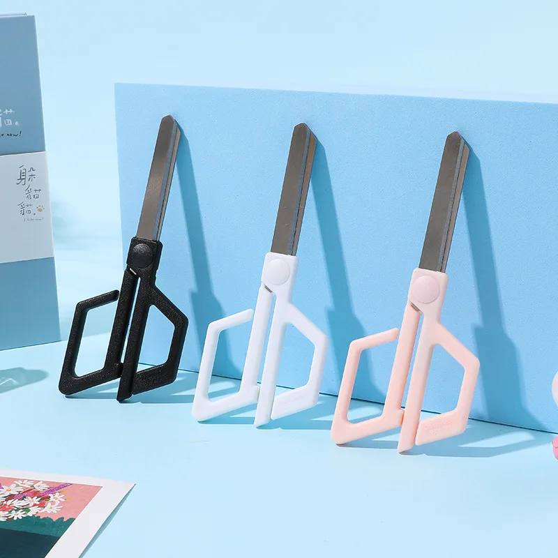 الكورية Instagram نمط الحد الأدنى مقص المكتب المنزلي طالب المتوسطة DIY بها بنفسك حساب اليد ورقة قطع مقص مقص الأعمال #2