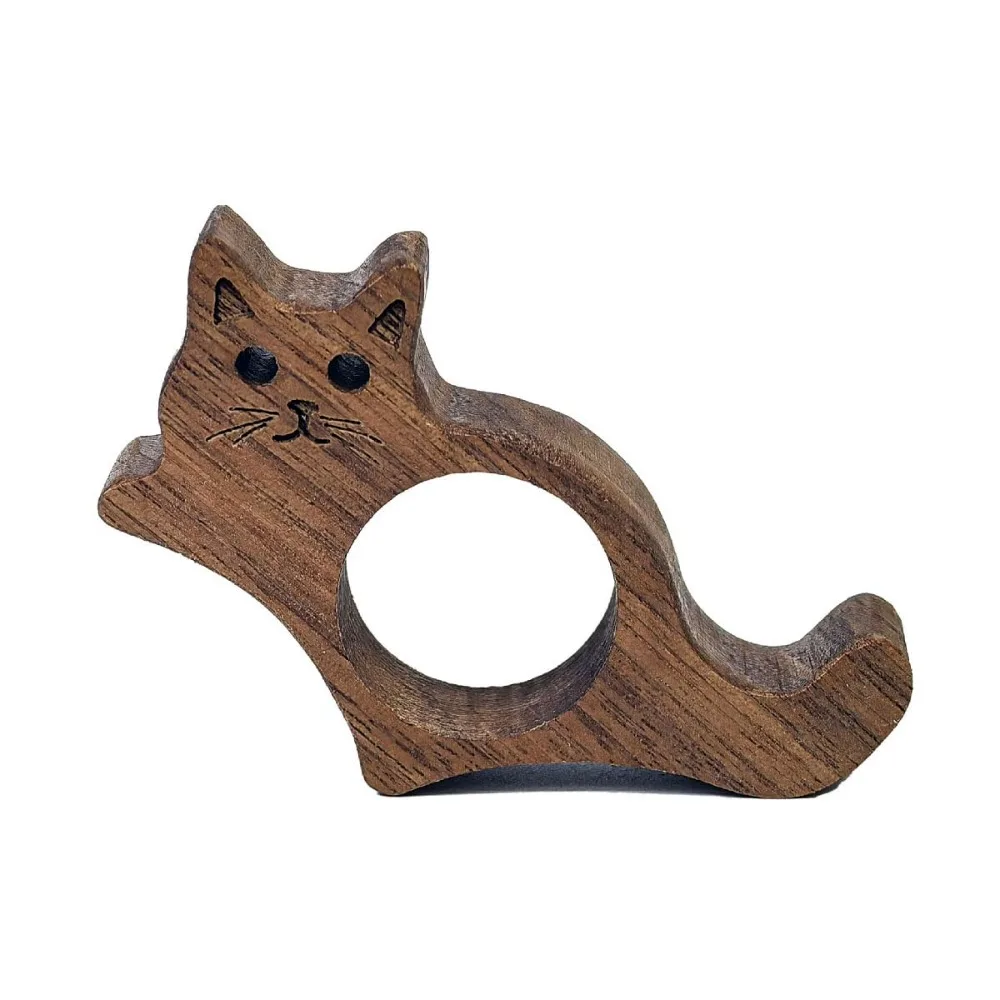 

Деревянные закладки для кошек, орех, одна рука, поддержка большого пальца, вспомогательные средства для быстрого чтения, инструменты для переворачивания страниц, фиксированный держатель страниц книги, подарок