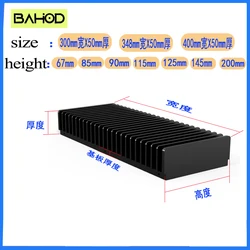 BAHOD 300/348*50*125/145/200mm All Aluminum Class A Power Amplifier Heat Sink for Diy Amplifier Audio Accessories 1pcs