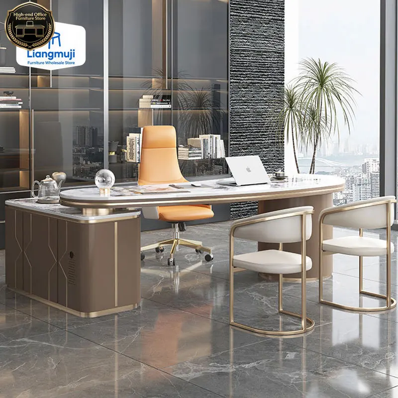 Big Writing Storage Office Desk Desktop L Shape Drawers Organizer Computer Desks Modern Luxury Mesa Para Computador Furniture