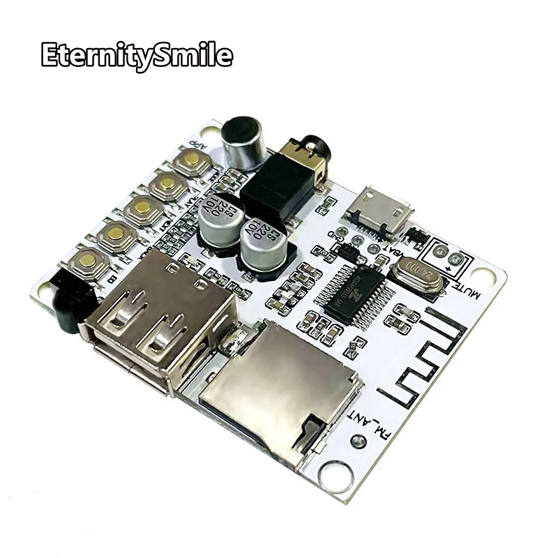 Bluetooth Audio Receiver Board With USB TF Card Slot Decoding Playback Preamp Output A7-004 5V 2.1 Wireless Stereo Music Module