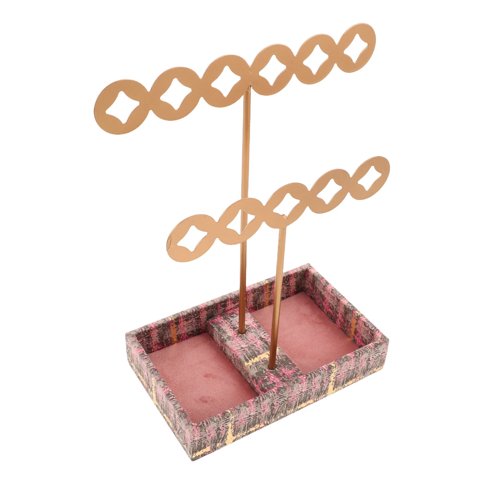 

Jewelry Display Tray Stackable Design Clear Layout Bangle Bracelet Holder for Coins Necklaces Accessories Professional Showcase