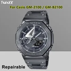Ultra Clear Slim Screen Protector For Casio GM-2100 GM-B2100 Smart Watch Soft TPU Repairable Hydrogel Film -Not Tempered Glass