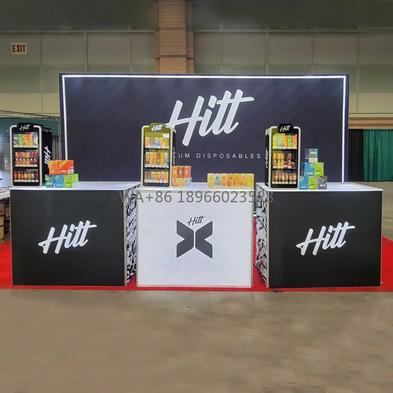 10X20 Foot Portable Trade Show Booth Modular Exhibition Booth Design Fair Stand Tradeshow Booth Display with Counter