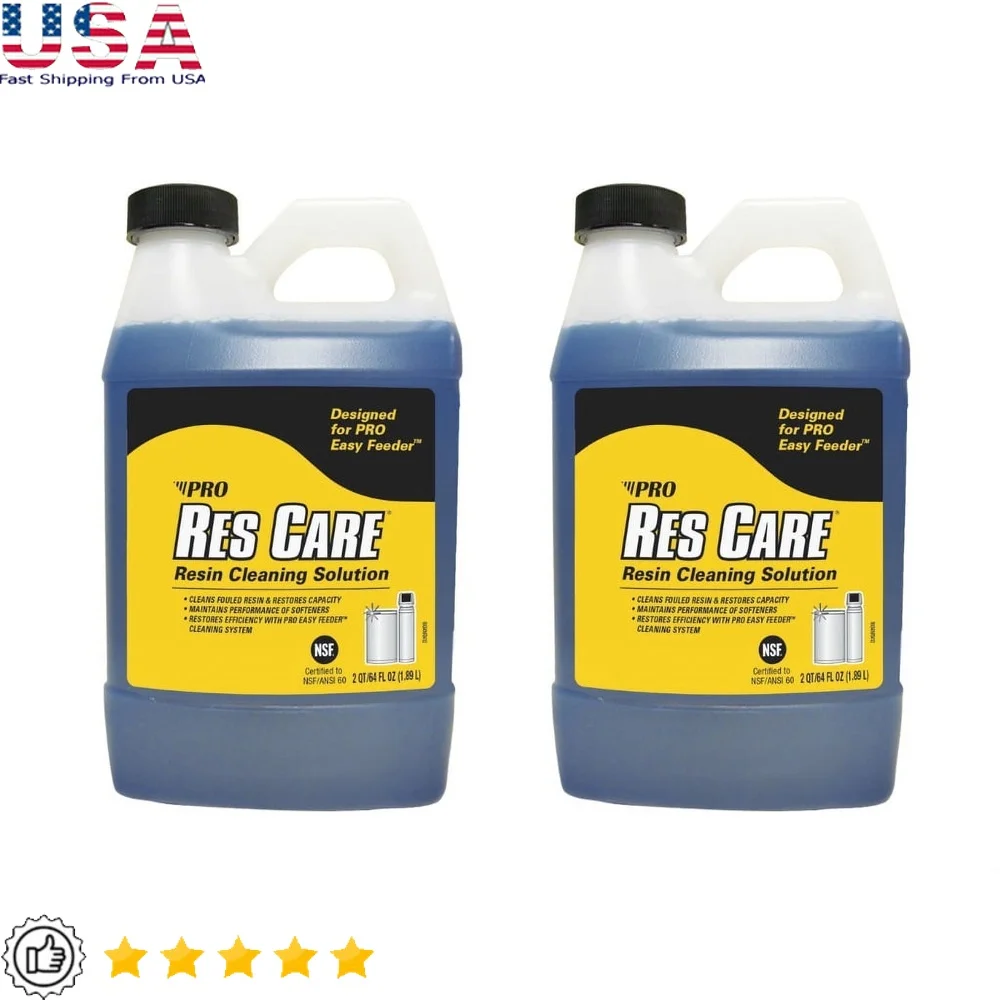 

Универсальный очиститель для умягчителя воды, заправка жидкости, 64 унции, 2 упаковки, удобная подача, совместимая с, предотвращает загрязнение, наращивание, поддержание воды