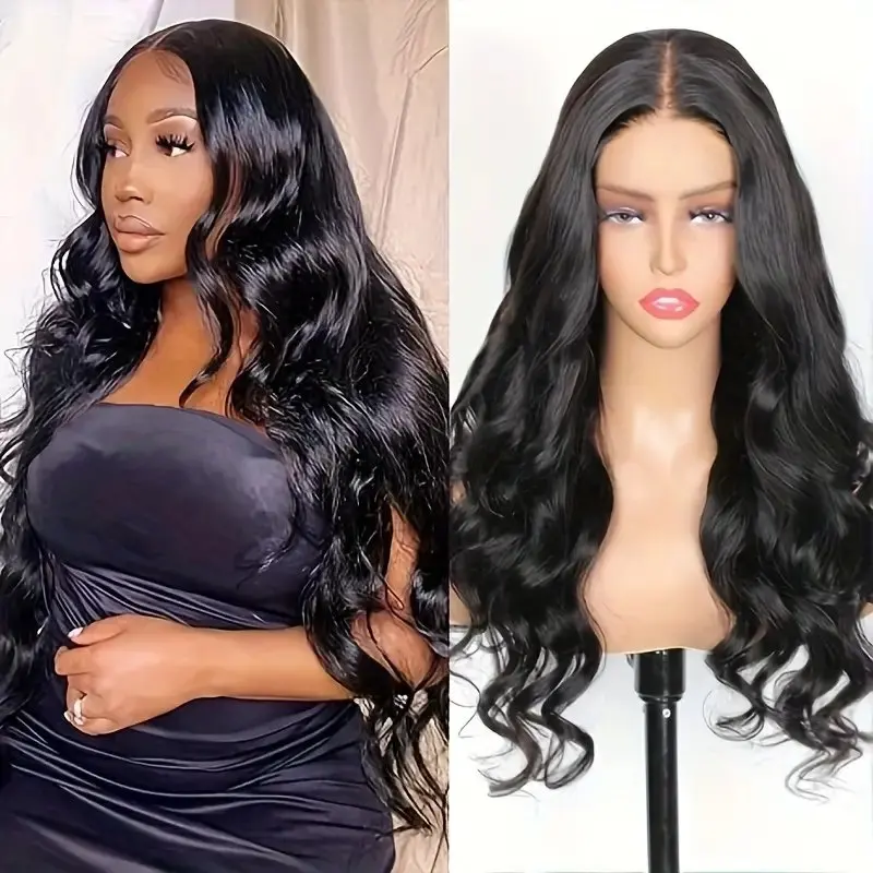 Rosabeauty HD Body Wave For Women Nature Color 13X6 Transparent Lace Frontal Wig 13X4 Front Human Hair Glueless Wig 250% Density