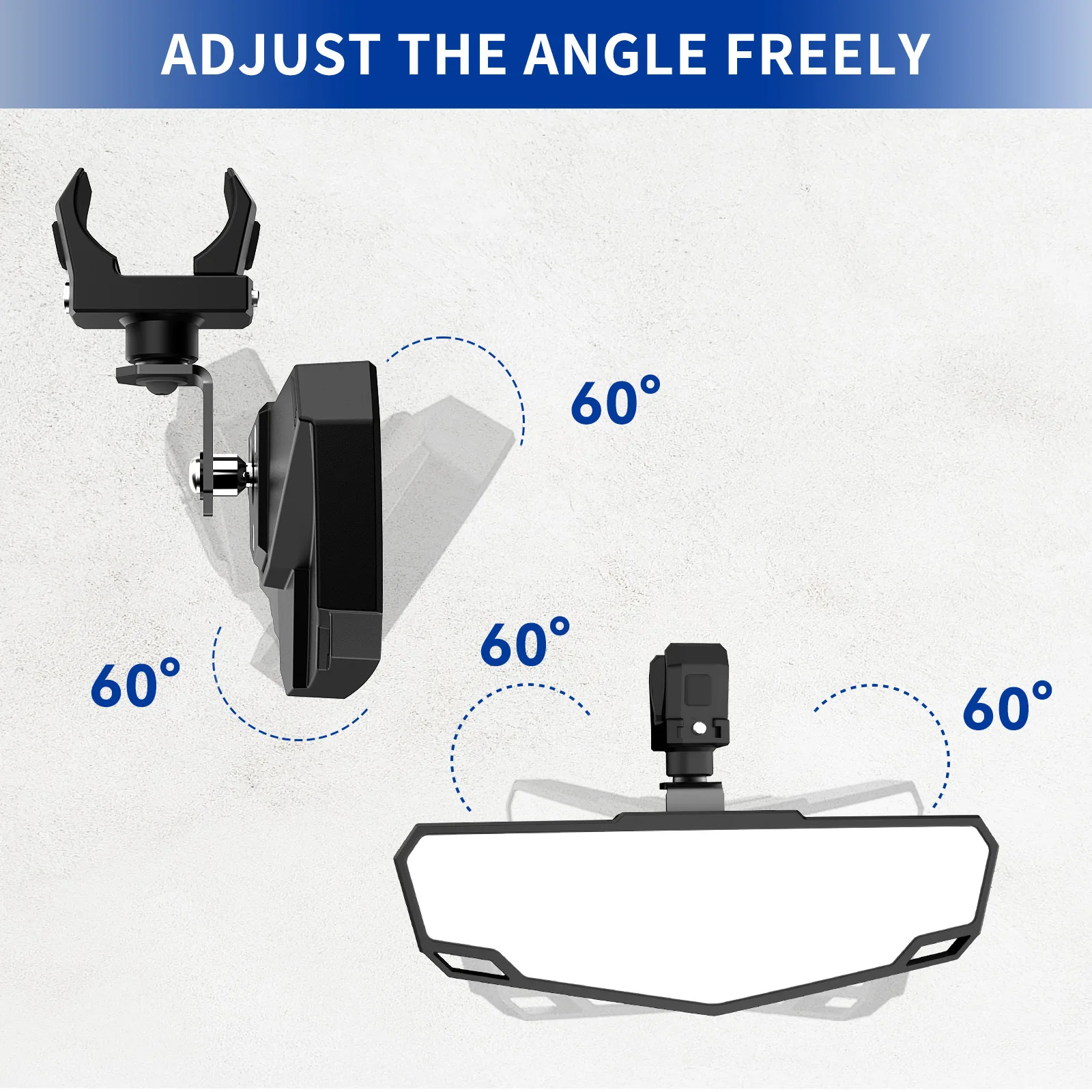 Motorcycles Accessories Rear View Mirror Hanging Rearview Mirrors For Polaris Ranger 900 1000 Crew XP For Can Am Defender/MAX