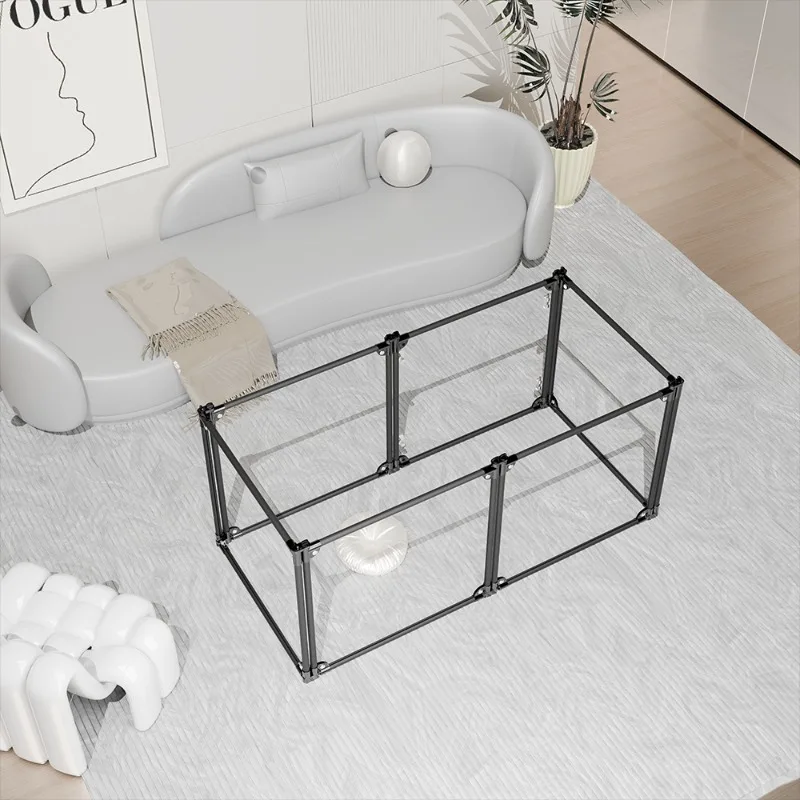 dog fence Factory Price Indoor Aluminum Floding Pet Playpen Dog Exercise Fence Metal Pet Playpen Kennel in House