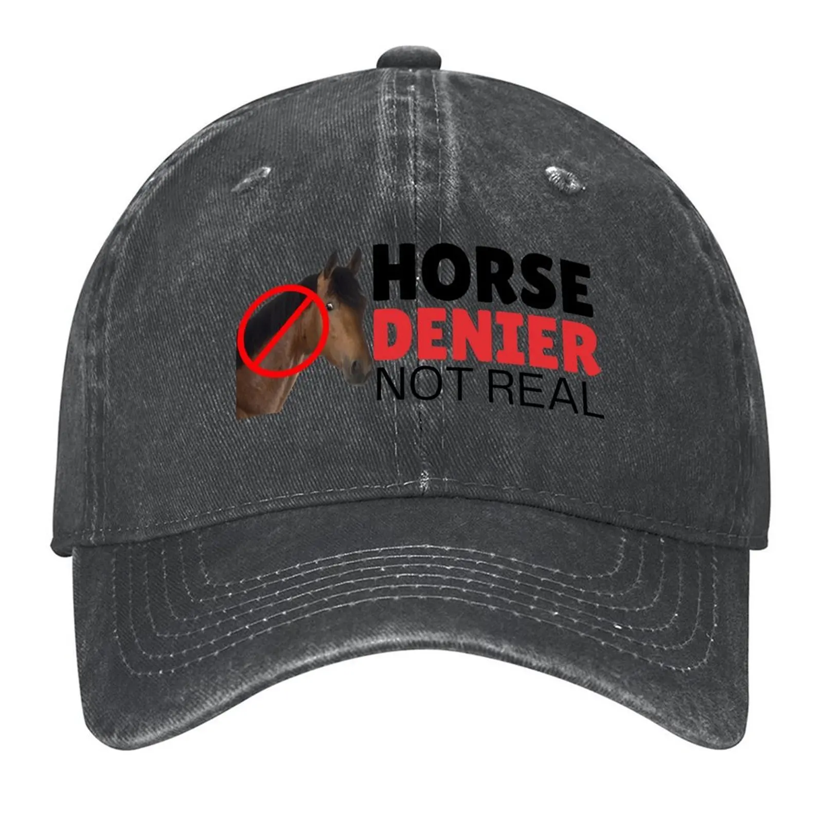 

Horse DENIER They Are Not Real Baseball Cap Big Size Hat hard hat derby hat Visor Golf Women Men's
