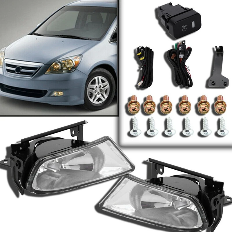 Fog Lights With Switch Bulb Left Right For Honda Odyssey 2005 2006 2007