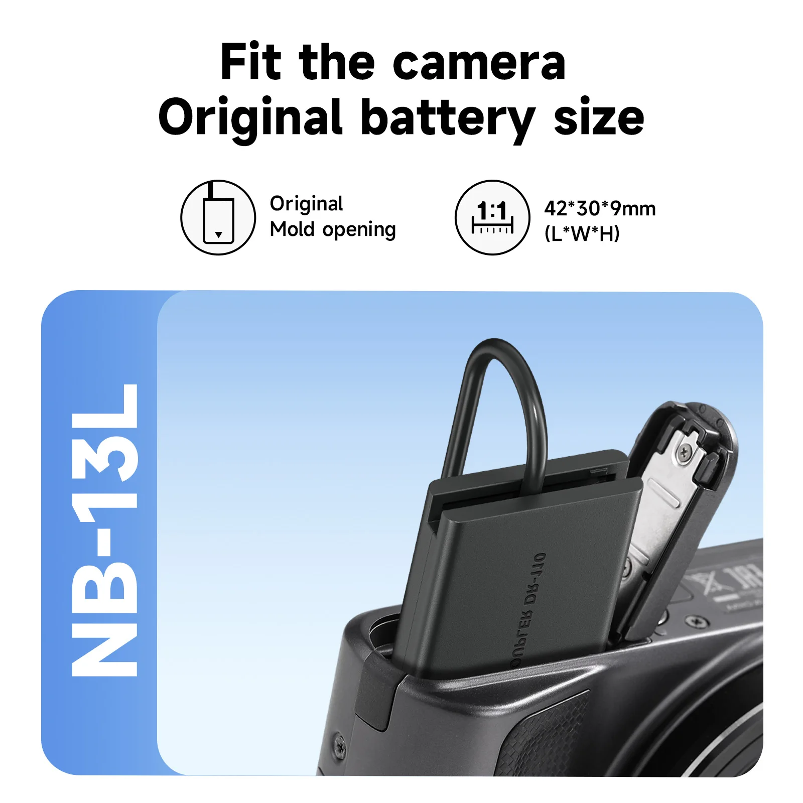 PALO NB-13L NB13L Dummy Battery DR-13L USB/Type-C Power Adapter DC Coupler for Canon G7X2 G7X3 G1X3 G5X G9X SX620 SX720 SX730 HS