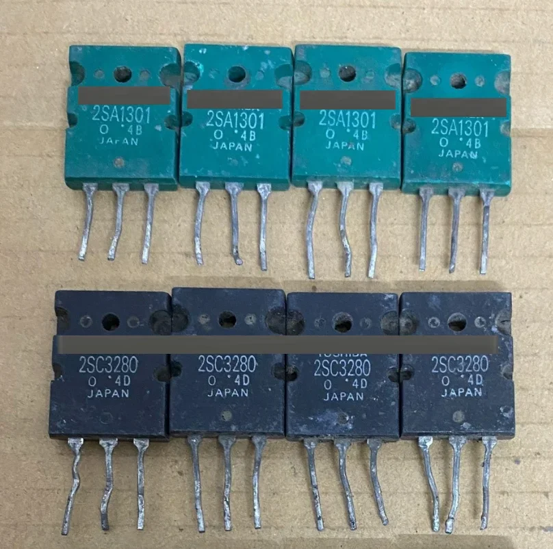 AMSS 2PCS(1pair) Used A1301 C3280 2SA1301 2SC3280 Original disassembly transistor audio power amplifier pair