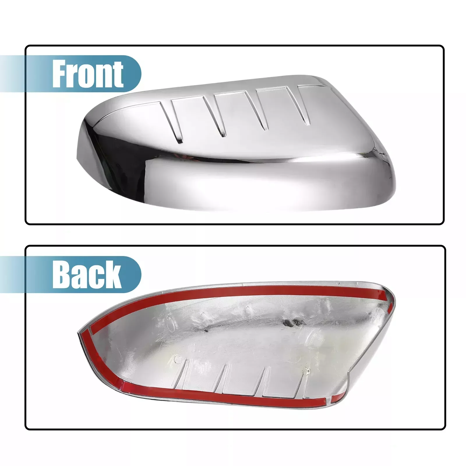 For Ford Explorer 2011 2012 2013 2014 2015 ABS Chorme Car Rearview Side Mirror Cover Wing Cap Exterior Door Housing Shell Trim