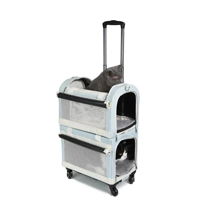 

Foldable Cat Carrier Bags Travel Transport Suitcase Cat Outdoor Handbag Large Capacity Carrier Bags Pets Supplies