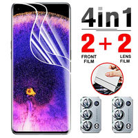 4IN1 Hydrogel Film For OPPO Find X8 X7 X6 X5 X3 Pro Lite Camera Screen Protector For OPPO Find Reno 13 12 11 10 9 Pro Plus Film
