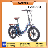 Fafrees F20 Pro  Adult Electric Bicycle 250W Men's City E-ebike 36V18AH  20 Inch Fat Tire Women’ Electric Bike