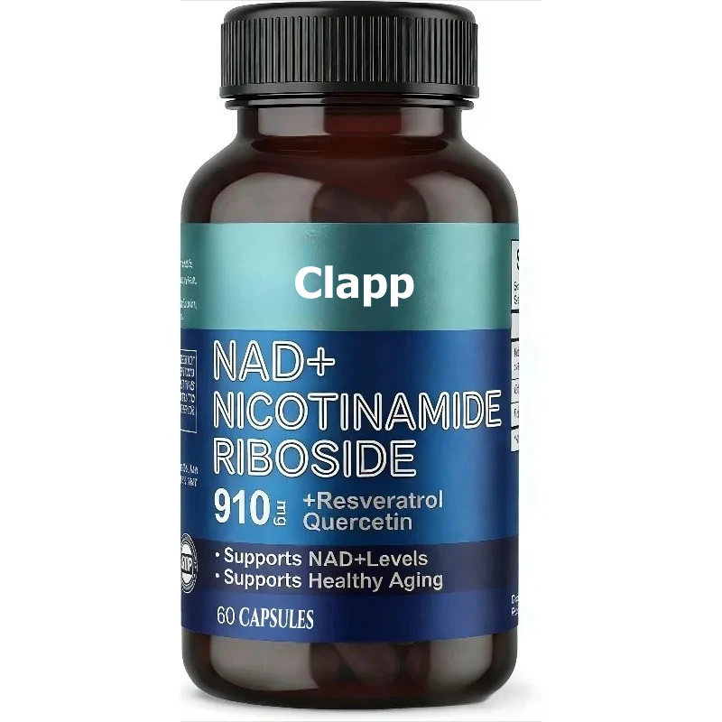 Liposomal NAD Supplement Capsule 910mg Contains Resveratrol, Supporting Cellular Energy Health with 60 Capsules