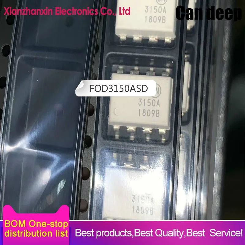 5PCS/LOT FOD3150ASD Screen printing 3150A SOP-8 Optical coupling device driver chip