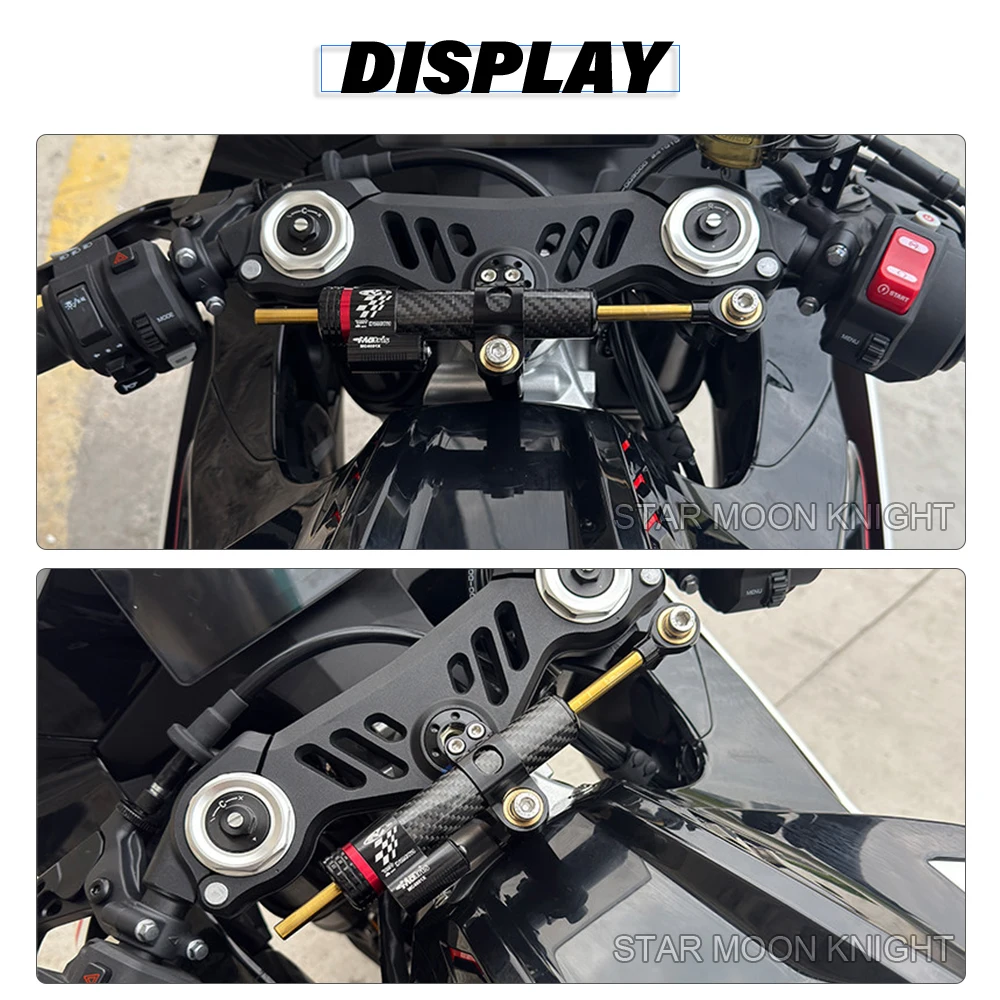 Motorcycle Steering Damper Bracket For ZONTES 703RR 703 RR 2025 2026 Accessories CNC Stabilizer Damper Mounting Kit Support