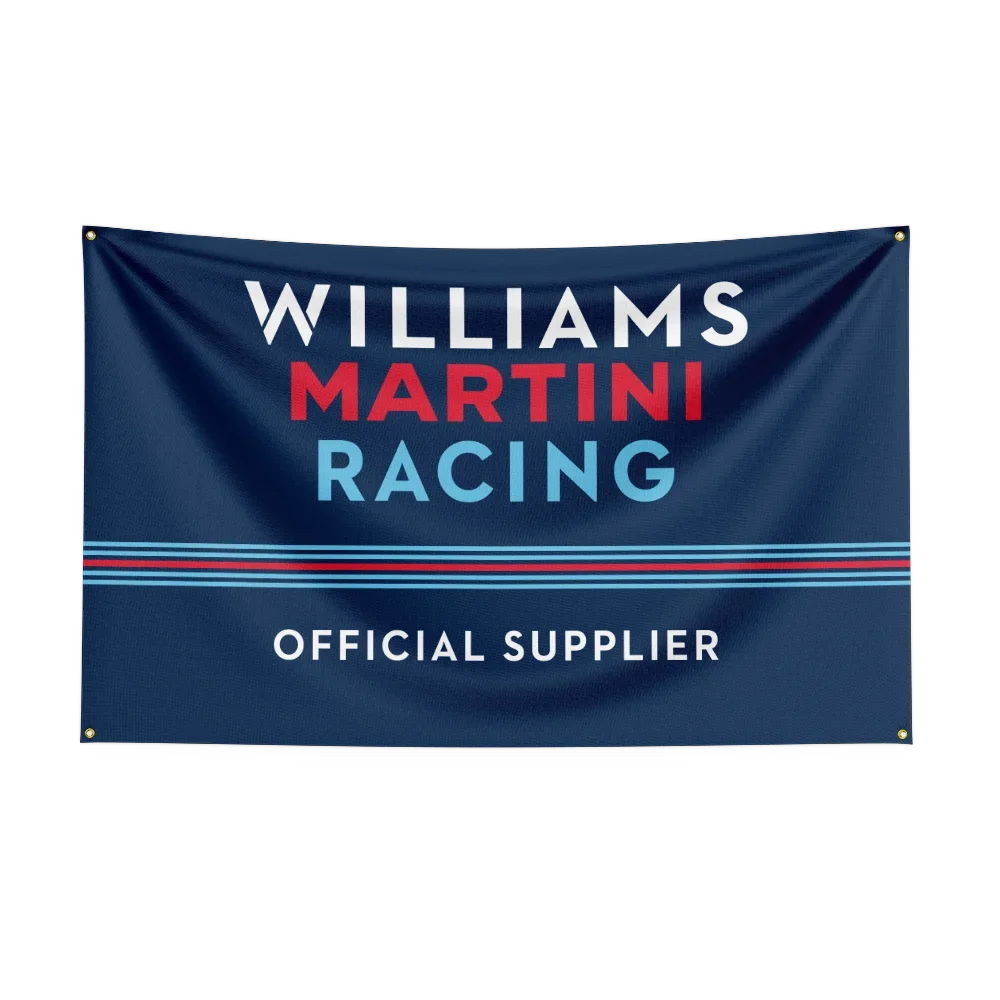 M-Ma-rt-ini Wi-ll-ia-ms ra-ci-ng car Flag For Auto Shop Garage Oil Station campaign Club background decoration Car Lovers pennan