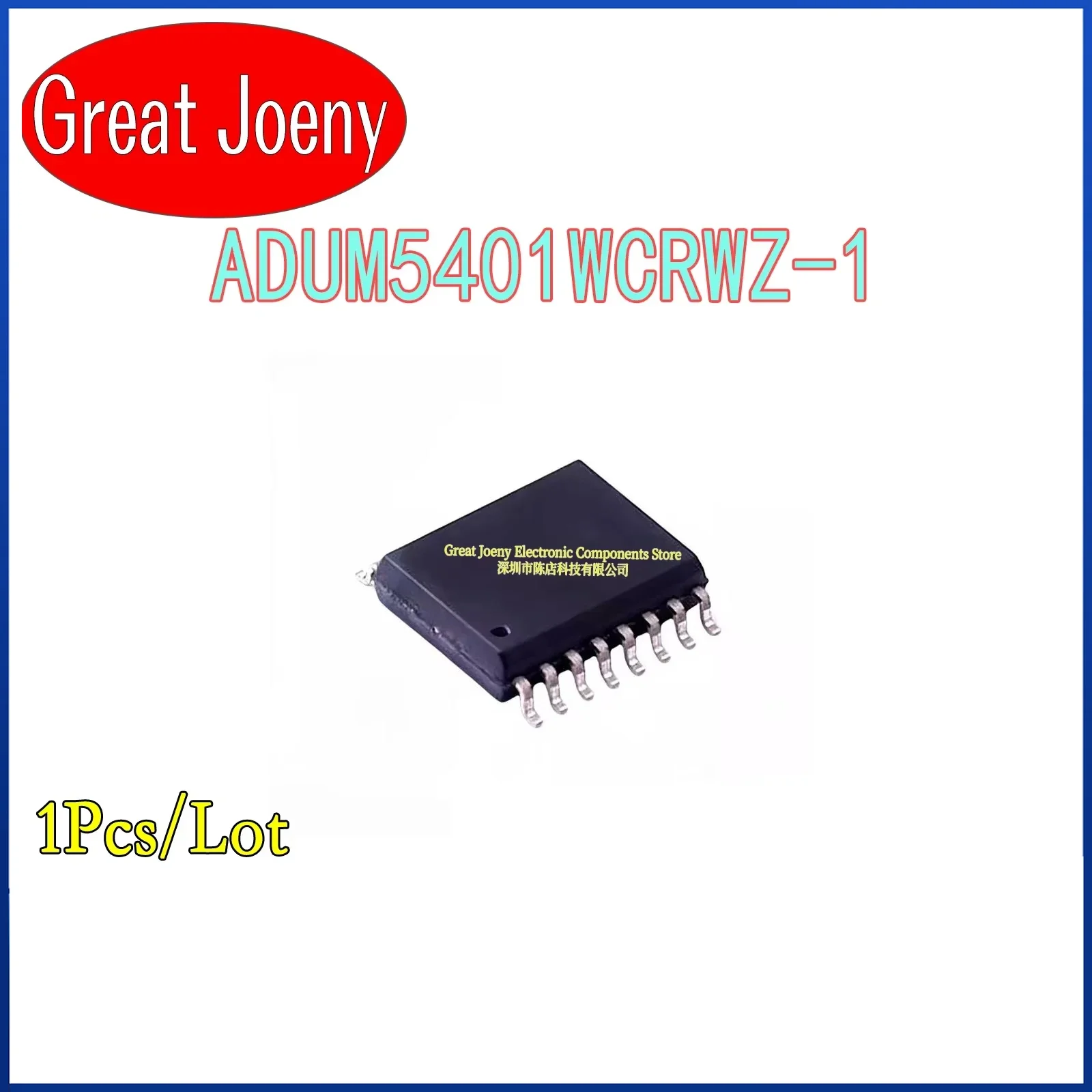 100% New Original ADUM5401WCRWZ ADUM5401WCRWZ-1 ADUM5401 ADUM5401W1CRWZ IC Chipset SOP-16 Bulk Best Price PC shell