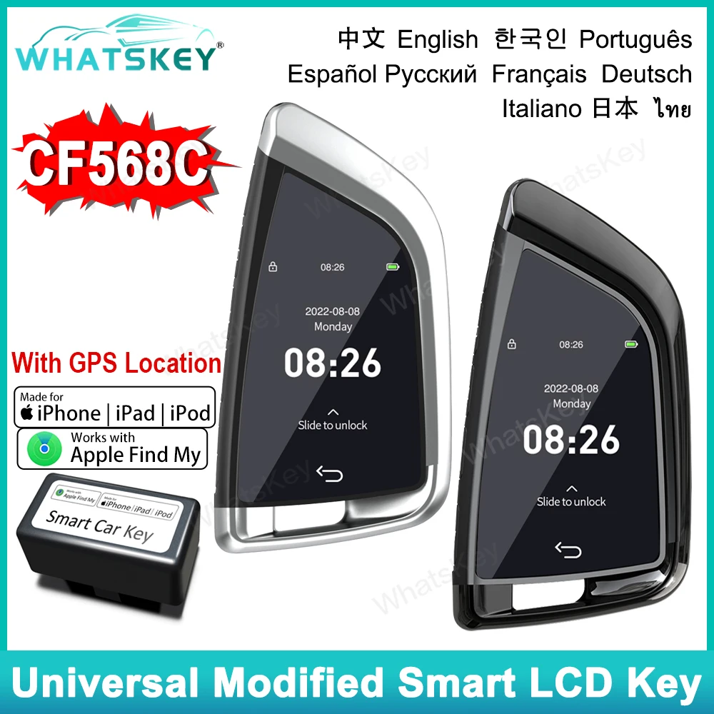 CF568 Universal Modified LCD Smart Key Screen display for BMW for Audi for Ford for Hyundai for Kia Car Keyless Entry Auto Lock