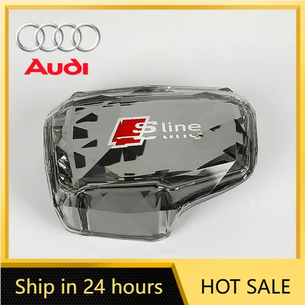 

Новая хрустальная ручка переключения передач для Audi (правый руль) 2026 года, для моделей Audi S4, S5, Q7, A4, Q5, RS4, RS5, A5