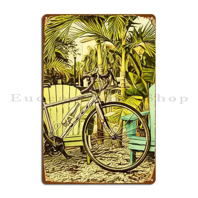 Biking To Kafe Racer para café helado, placa de Metal, impresión de carteles, Club personalizado, crear cartel de estaño personalizado