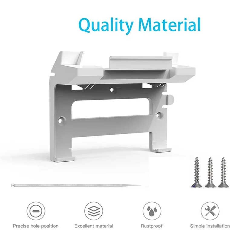 

Reliablefor Starlink Gen 3 Router Mount 2 In 1 Wall Holder Mounting Bracket Kit Router Bracket For Router And Power Supply