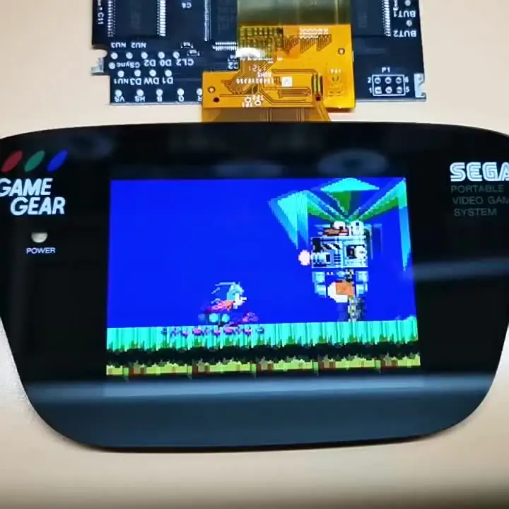 セガゲームギアGGコンソール用LCDスクリーン,v4.2,フルディスプレイ