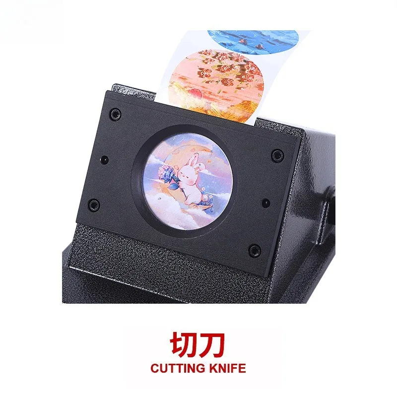 Badge card cutting machine, badge round cutting machine, PVC square, round, paper cutting machine