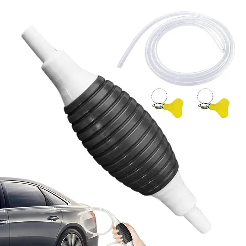 Hand Water Pump Lightweight Portable Manual Car Transfer Pump Car Accessories Double Check Valve Portable Transfer Pump Car