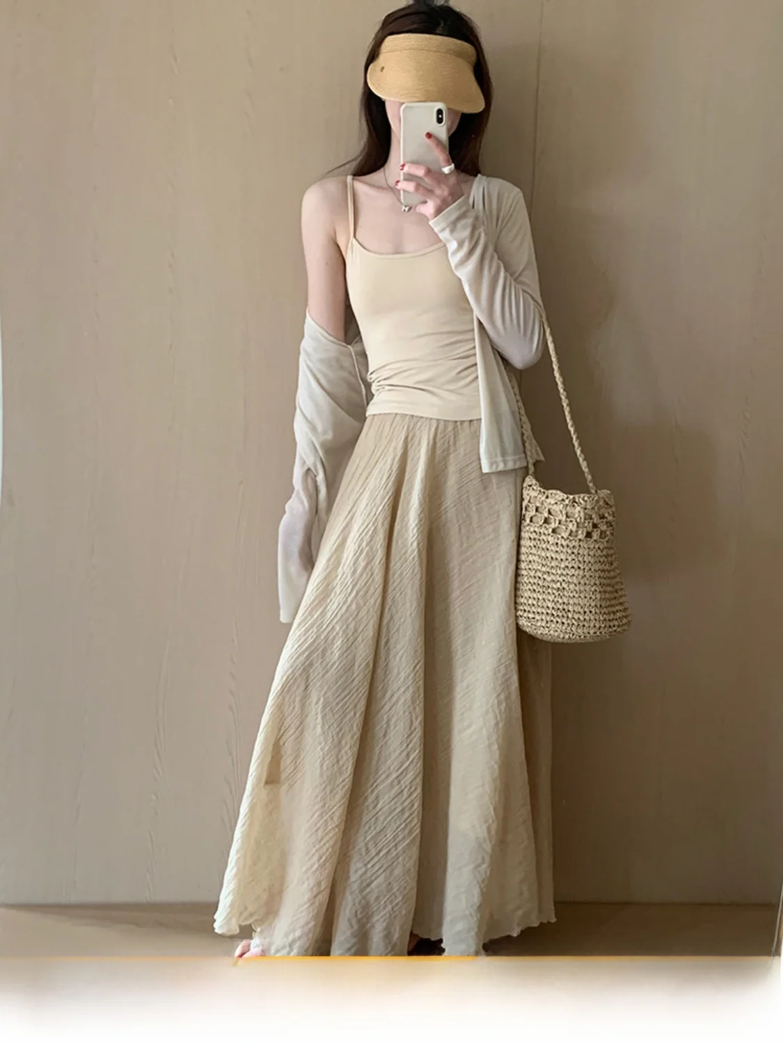 

Sweet Casual Lady Style Three-Piece Set Spring New Arrival High Waist Slim Fit Cotton Breathable Comfortable Women's Fashion ...