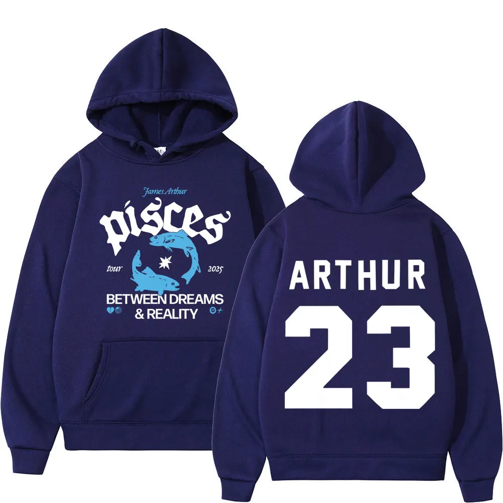 جيمس آرثر ذا بيسز جولة حول العالم هوديي الرجال النساء موضة القوطية الشرير البلوز بأكمام طويلة Harajuku موضة فضفاضة رياضية #4