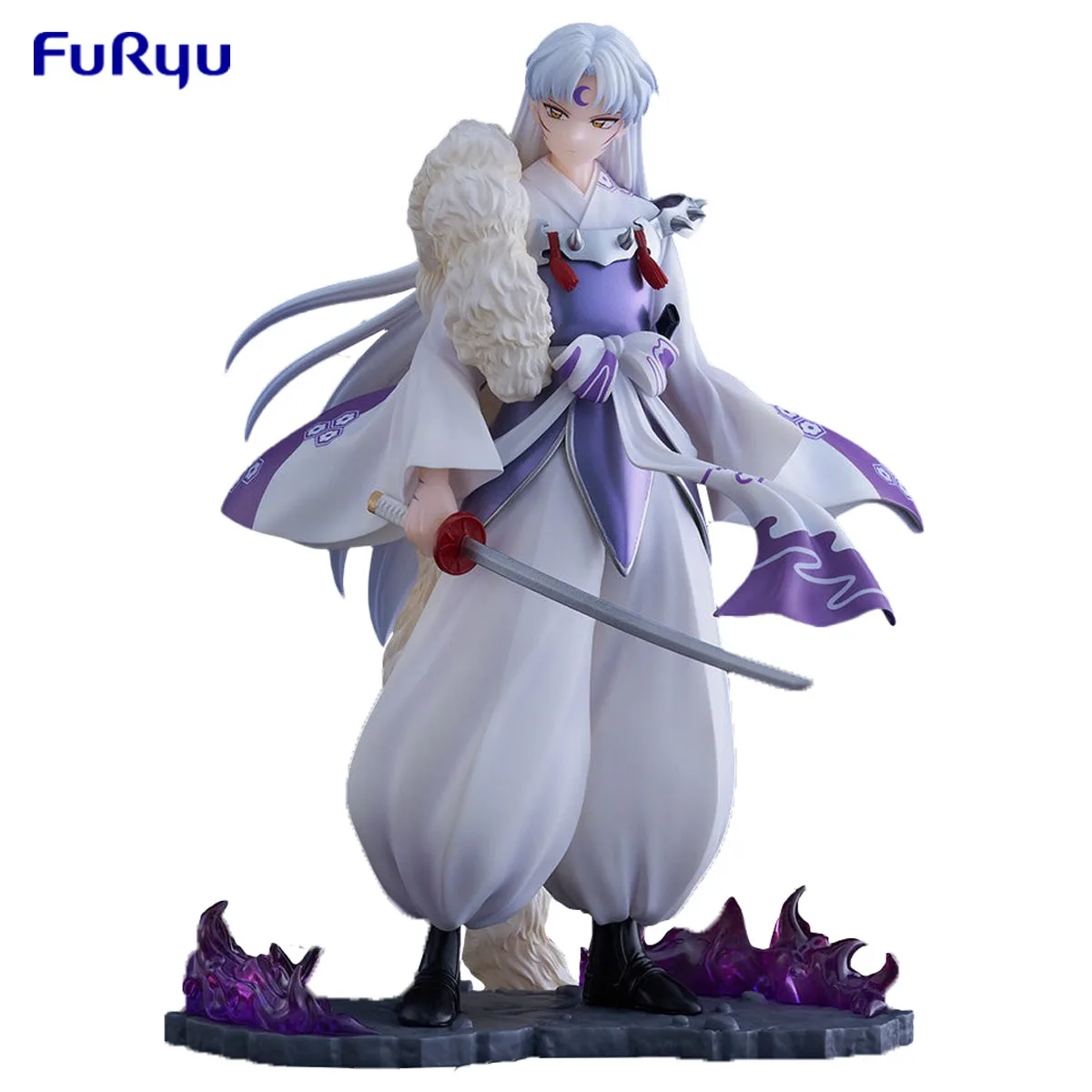 

In Stock Original FuRyu Tenitol Sengoku Otogizoushi: InuYasha - Sesshoumaru Anime Figure Action Figure Model Decoration