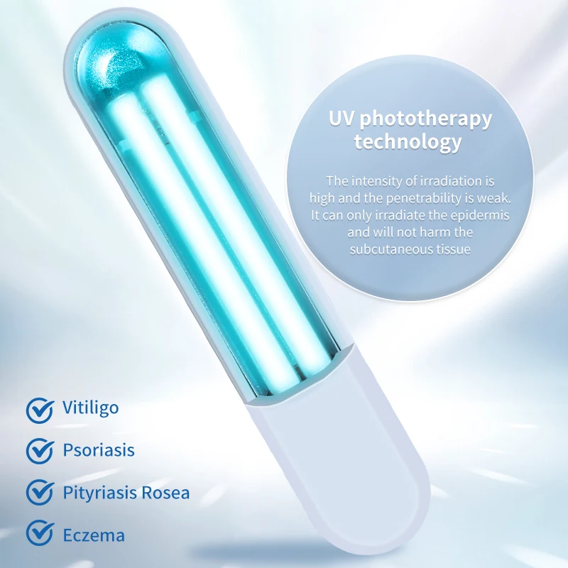 Uvb Therapy Lamp 311nmUvb Treatment Device Vitiligo Psoriasis Skin Treatment Lamp Ultraviolet Narrowband Phototherapy Instrument