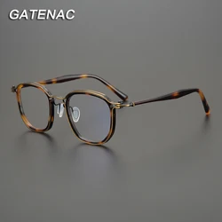 Vintage Titanium Acetate Eyeglasses Frame Men 2022 New Prescription Myopia Optical Glasses Frame Women Korean Luxury Eyewear