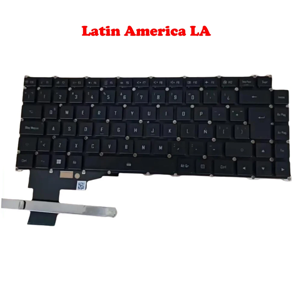 

Laptop NO Backlit For AERO 16 OLED (2023) Keyboard For Gigabyte For AERO 16 OLED BSF BKF P6PBSF English US Black No Frame New