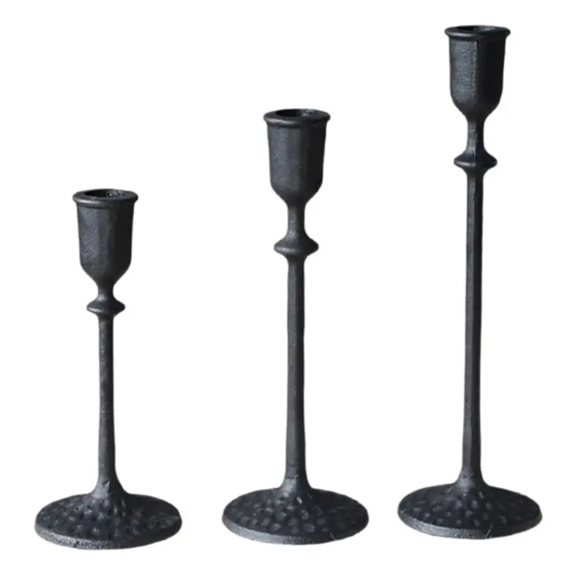 

B84B-Iron Table Centerpiece Candle Holder For Home For Bedroom Holiday Gifts Party Supplies Candles Sticks