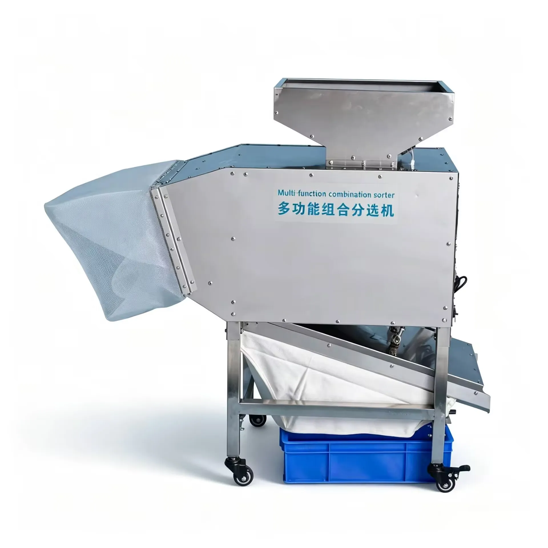 Stainless Steel Air Separator Winnower for Coffee Cocoa Beans Grain Rice Tea Pollen Sorting Machine Tool Equipment Device