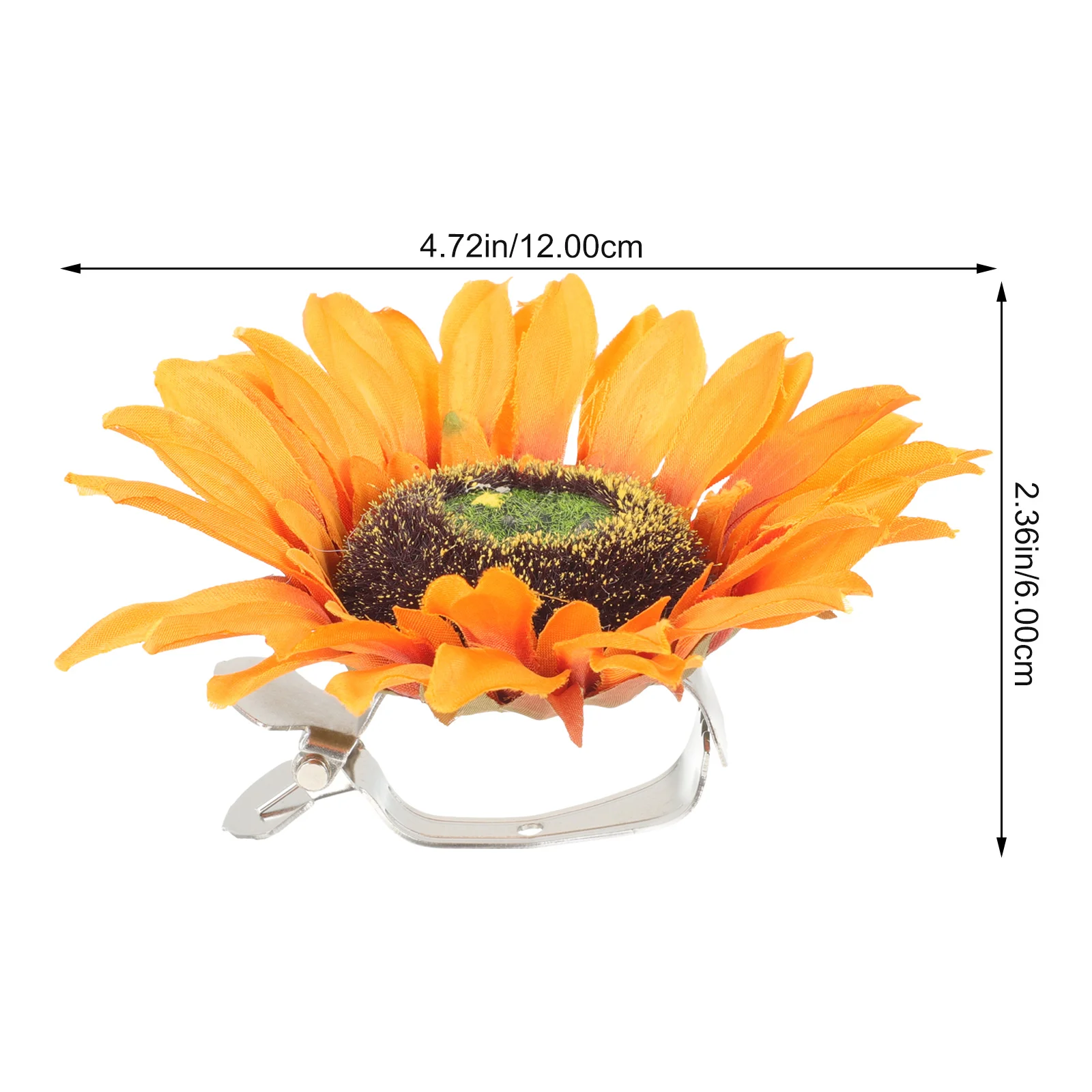 2 Pcs Sunflower Curtain Clip Holdbacks Study Room Clips Drapery Strong Gauze Tiebacks Ties Accessory Silk Cloth Colorful