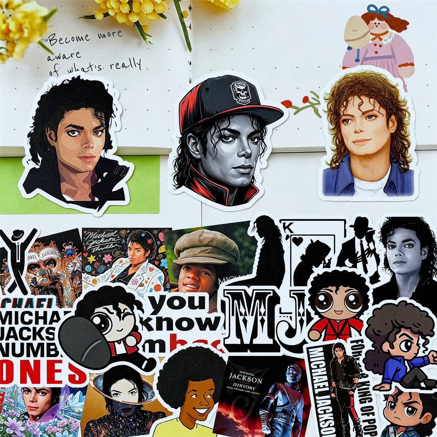 MJ Michael Jackson Mini Sticke - đánh giá và giá Laptop Accessories To Gift
